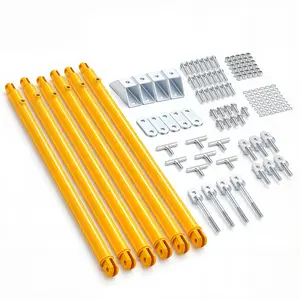 【FathersDayGift】VEVOR JT's Strong Arm Jack Stabilizer Kit 191025, Fits for 5th Wheel RV and Travel Trailer Kit, Fifth-Wheel Jack Stabilizer for Telescopic System, Reduces Chassis Movement, Easy Bolt-On Installation