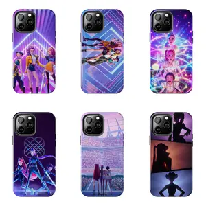 Rumi Mira Zoey Huntrix K-Pop Demon Hunters Phone Case for iPhone 17-7 Pro Max Plus & Samsung Galaxy S26-S21 Ultra Plus - Anime Aesthetic Phone Cover unisex