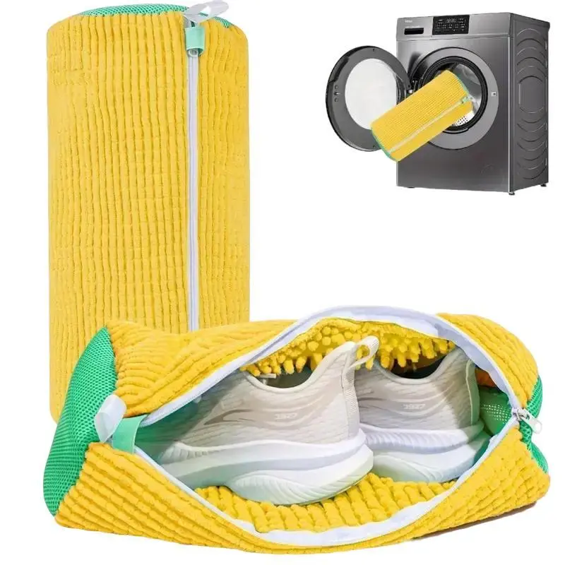 Laundry Shoe Washing Bag for Washing Machine - Protect Your Footwear during the Wash Accessories shoe washing,Mesh Accessory mesh laundry Grey #backtoschool