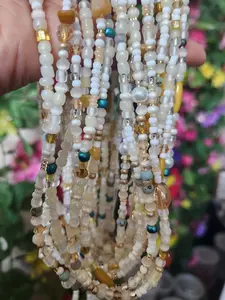 Sand 60 inch tie on waistbeads