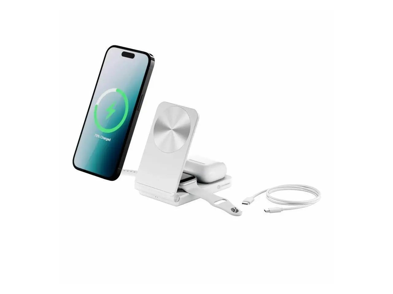 Alogic YOGA 3-in-1 Wireless Charging Stand - A31FWCWH Alogic YOGA 3-in-1 Wireless Charging Stand - A31FWCWH