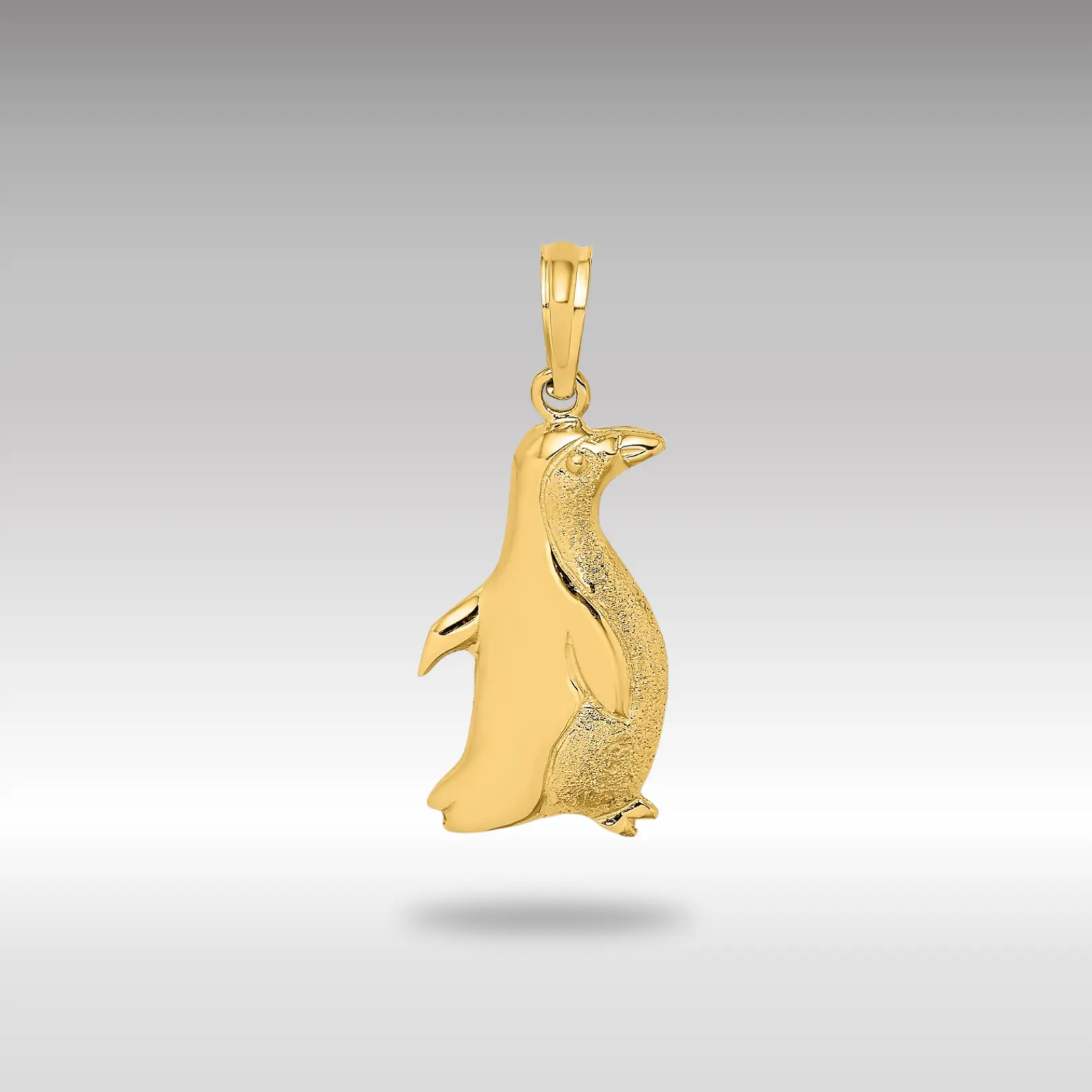14K Gold Penguin Pendant - Model K6509