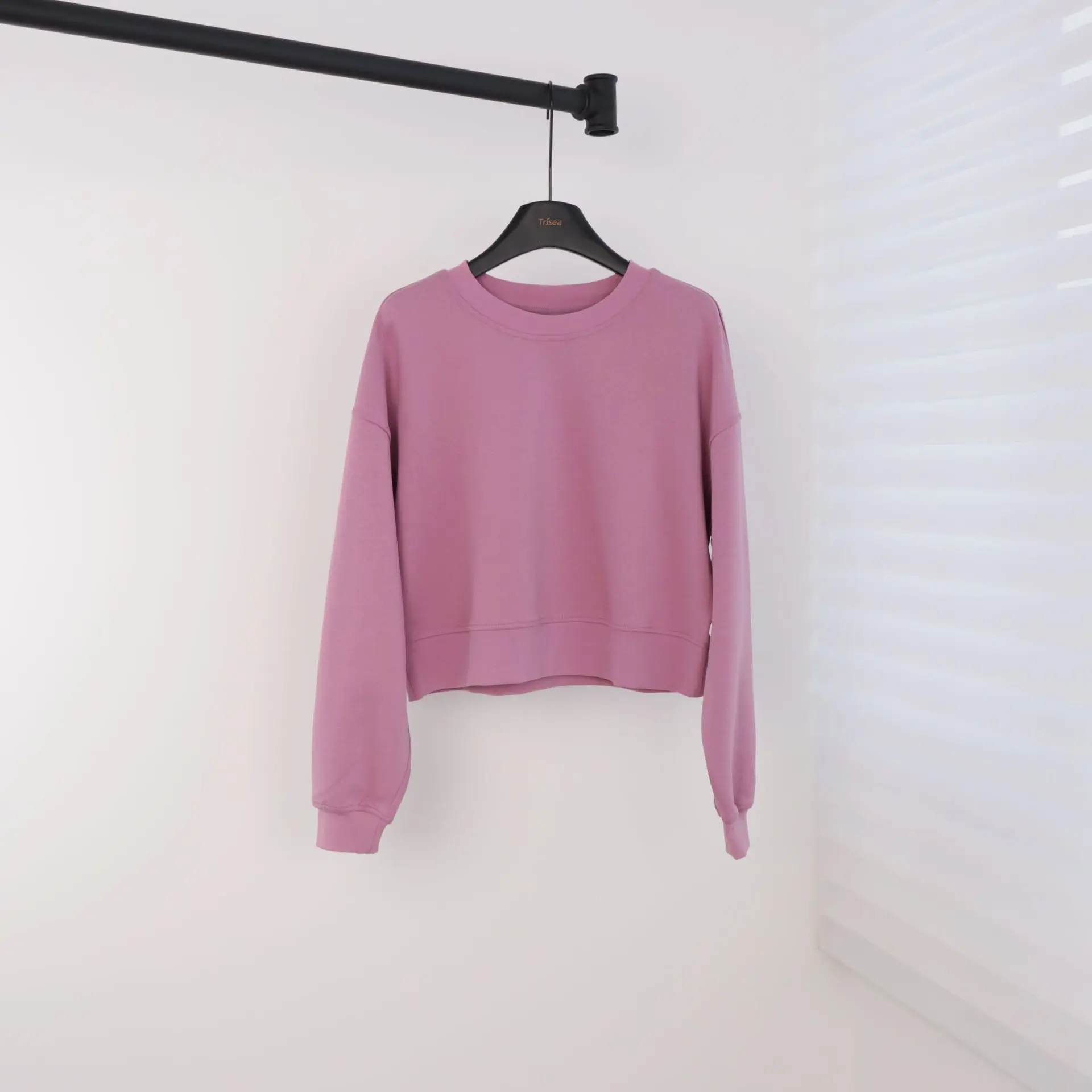 Velvet powder short air hoodie