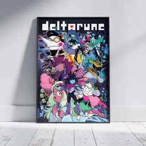 Deltarune Game Poster Kris Dreemurr Art Print N01