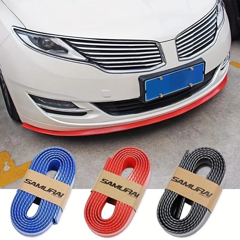 Car Bumper Strip Collision Guard - High-Quality Impact-Absorbing Rubber, 1-Piece Tool-Free Install, Clean Look Exterior Sticker for Minor Collisions, Long Wearing, No Extra Tools Needed
