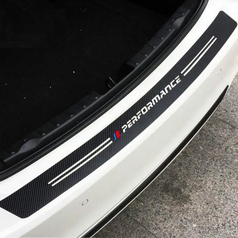 Carbon Fiber Performance Letter Car Rear Bumper Sticker, Decal For Cars, Car Exterior Decorative Sticker, Car Vehicle Decoration, Universal Car Accessories for BMW E34 E36 E60 E90 E46 E39 E70 F10 F20 F30 X5 X6, Car Decals, Car Stickers, Automotive Decals