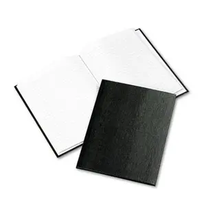 Blueline A7BLK Exec Book Shaped Notebook, College/Margin Rule, 9-1/4 x 7-1/4 Size, WE/BLK Design, 75 Sheets, Book Shaped Notebooks