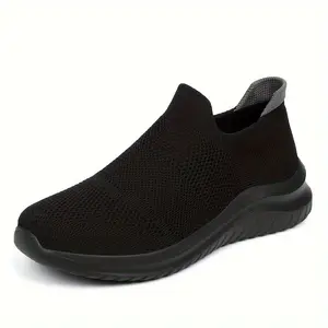 Versatile Slip-On Sneakers - Breathable Running and Gym Shoes, Comfortable All-Season Men's Shoes