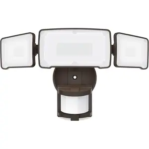 LED  Light Motion Sensor Light Outdoor, 38W 4200LM Motion  Light, 5500K, IP65 , 3  Motion Detected Flood Light for Garage, Yard, Porch (Not Solar , Brown)