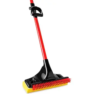 212 MAIN Libman 3958 Gator Absorbent Sponge Mop - Butterfly Shape, Synthetic Brush, Steel Construction, Multifunctional Spin Mop, Black, for Cleaning and Organizing