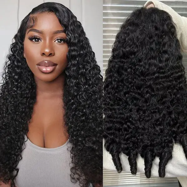 VirginHairOutlet - 10A Peruvian Hair | Burmese Curl | 100% Human Hair Bundles | Thick Smooth Natural | Color Easy Installation Long Lasting Hair Extensions | 285g |