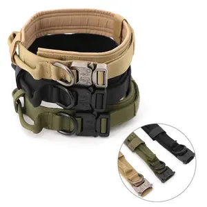 Luxury 1000D Nylon Camouflage Dog Training Collar Set Small/Large Fashionable Buckles for Pet Harness Walking