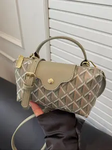 Fashionable Crossbody Shoulder Bag for Women, Stylish Handbag with Two Straps, Perfect for Parties, Work, and Night Out, Summer Geometric Pattern, Crossbody Shoulder Purses