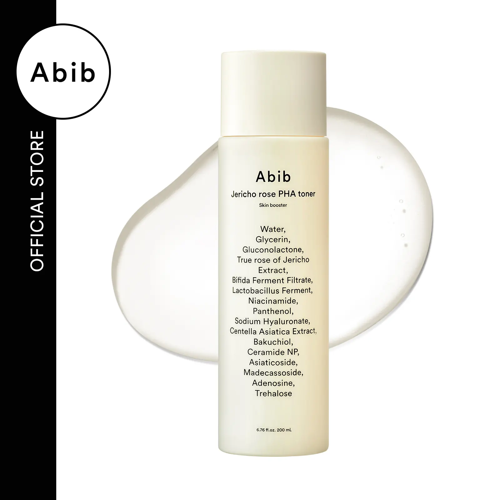 Abib Official Jericho Rose PHA Toner Skin Booster, Slow-Aging Skincare, Bifida Extract, Dead Skin Cell Care, Gentle Exfoliation, Lightweight Face Toner