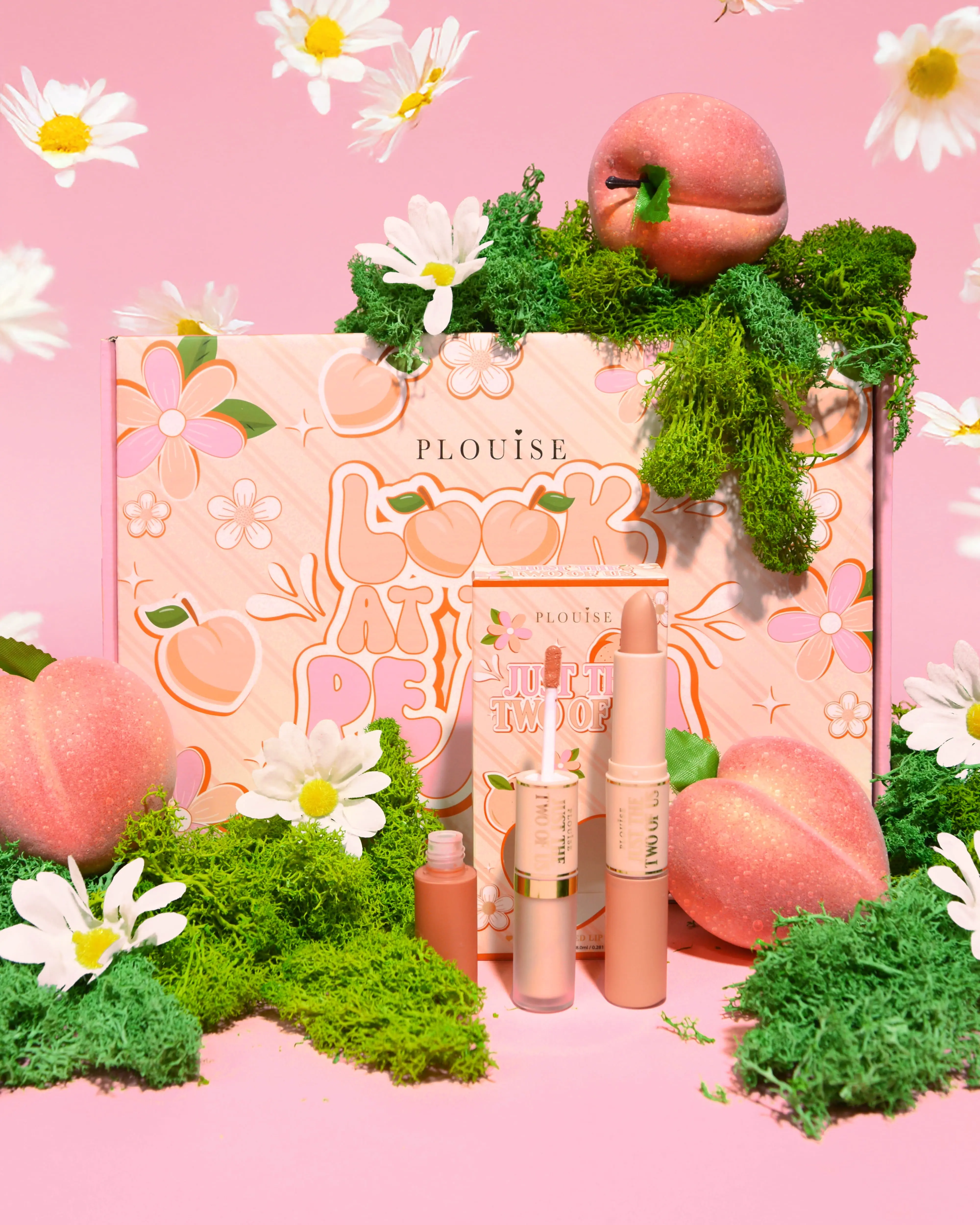 P.Louise Just The Two Of Us Double Ended Lipstick - Sweet Peach & Peach Of Mind