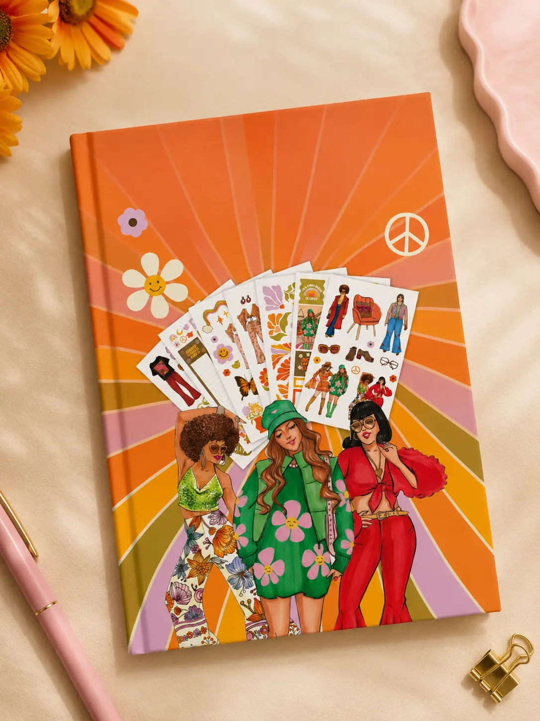Peace & Love Sticker Book Decorative