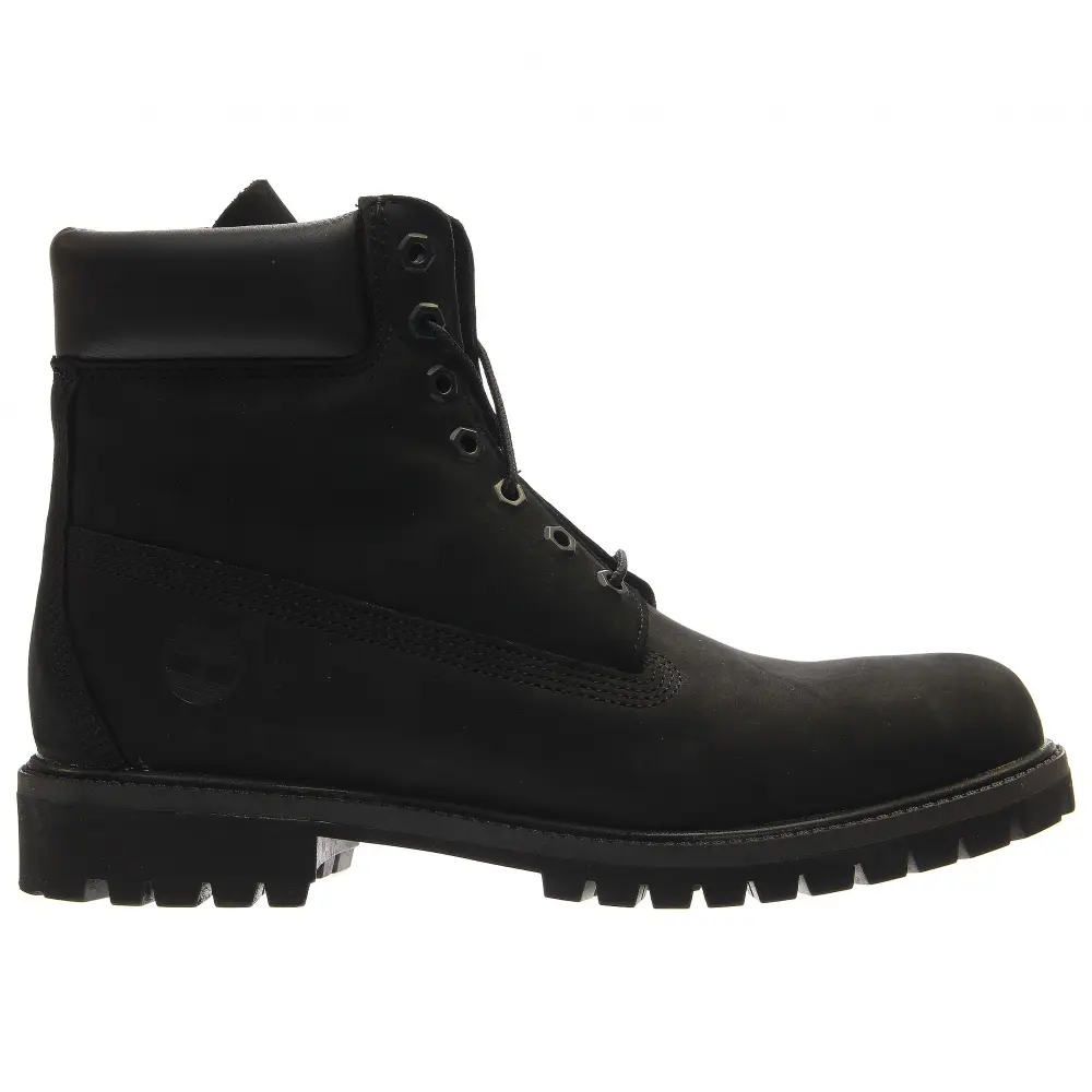 Timberland Mens 6 Inch Premium Waterproof Round Toe Lace Up Casual Boots Ankle - Black Timberland Mens 6 Inch Premium Waterproof Round Toe Lace Up Casual Boots Ankle - Black