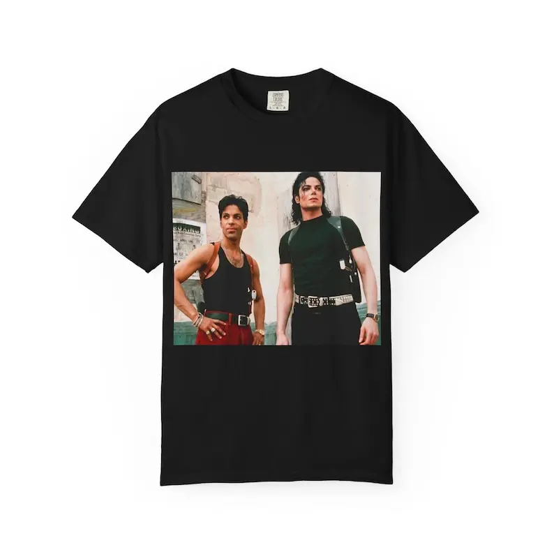Vintage Music Legends Graphic T-Shirt, Unisex Casual Short Sleeve Top with Customized Soft Digital Print, Fabric, Printed, Tops, Round Neck, Love