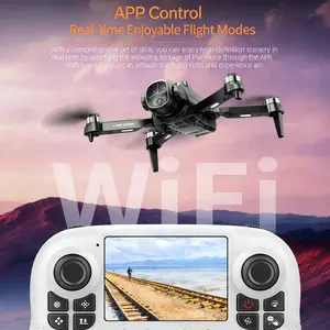 8K Dual Camera Drone with 2.8" Screen Remote Brushless 5G Foldable RC Quadcopter