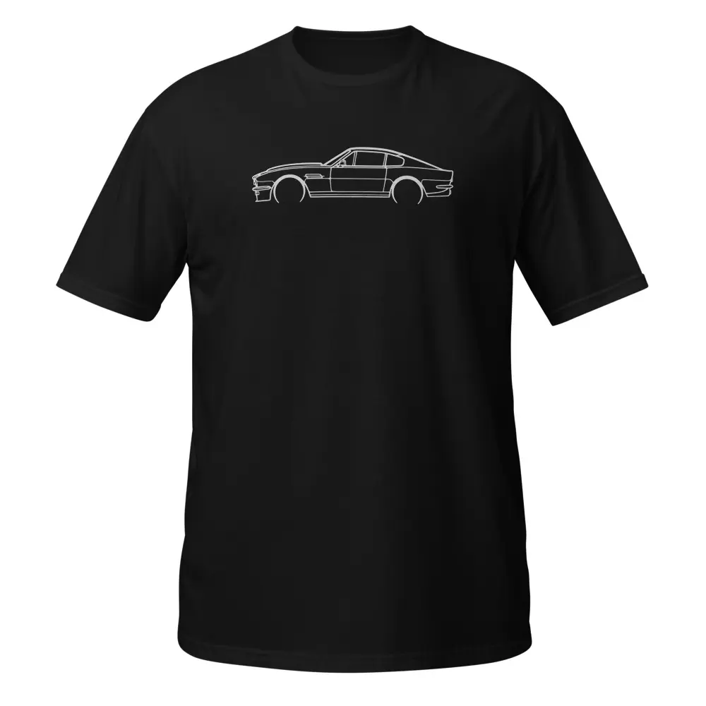 Men's Vantage V8 1984 Graphic Menswear T-Shirt - Classic Fit Short-Sleeve, Round Neck, Smooth Soft Ring-Spun Cotton Top, Ideal Birthday Gift for Car Lovers, Dads, Shortsleeve, Shoulder Tape, Double Stitch, Casual, Crew Neck, Grandpas, Grandpa, Tee, Tshirt