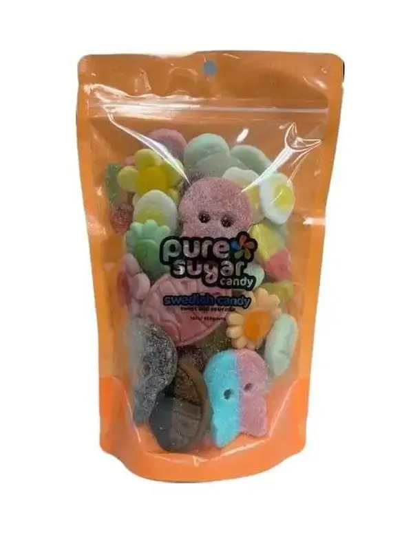 Swedish Candy Sweet and Sour Mix - One Pound Bag - Ovals, Skulls, and More!