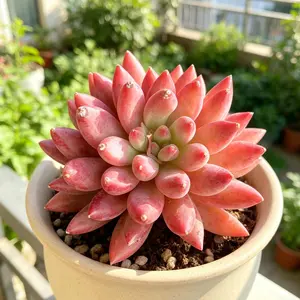 Echeveria ‘Cherry’  Live Bare-Root Red Succulent | Vibrant Color | Home Decor | Holiday Aesthetic | Trending Plant Gift”