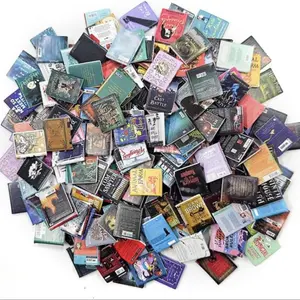 Miniature Books Set for Anxiety Relief & Stress Reduction, DIY Craft Kit for Home Decoration, Perfect Gift for Mental Health Support, Collectible Room Decor