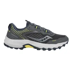 Saucony Womens Excursion Tr15 Trail Running Sneakers Shoes - Grey, Yellow