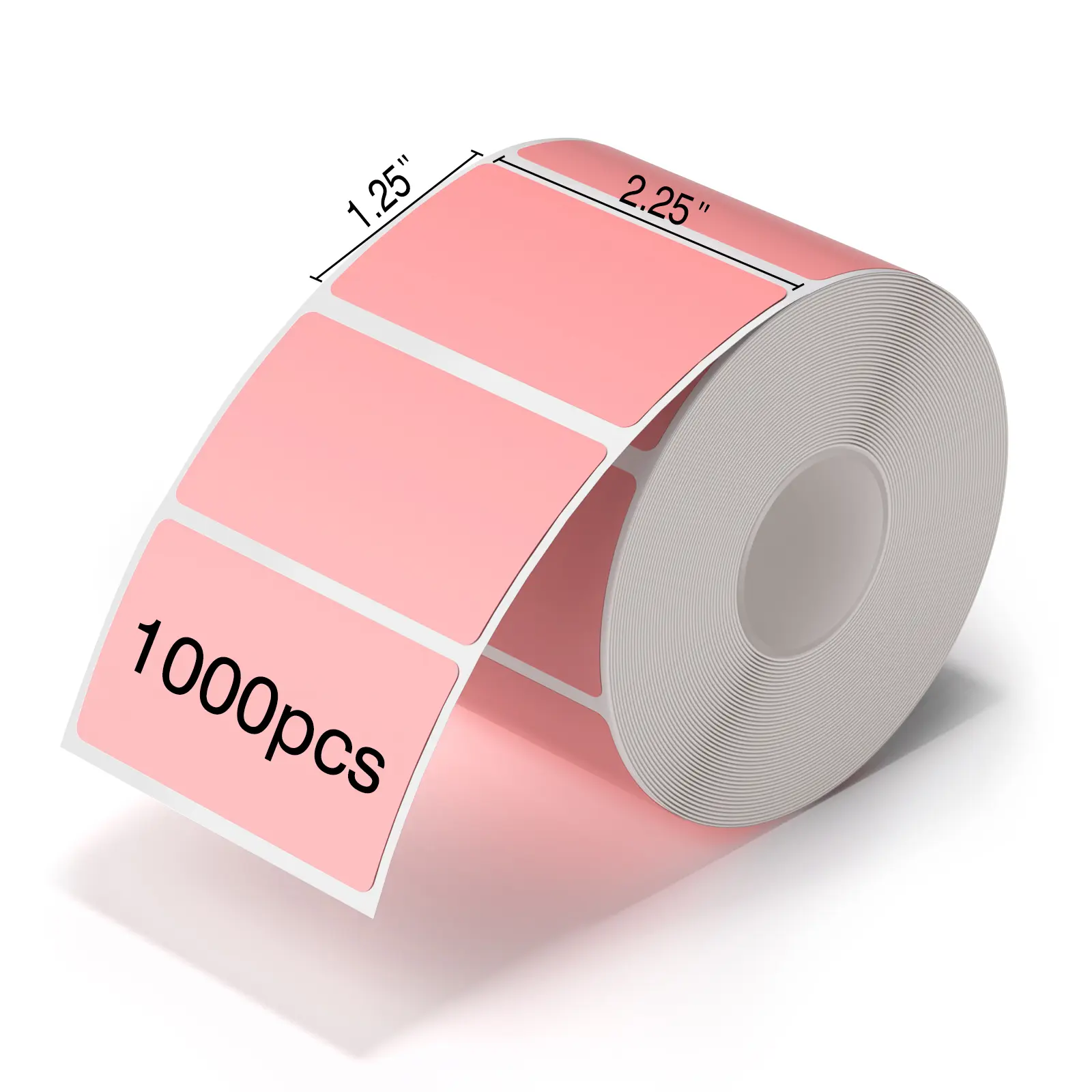 JADENS 2.25" x 1.25" Perforated Direct Thermal Labels - Office Supplies Thermal Printing Labels, 1000/Roll Adhesive Rolls for Barcodes, Addresses