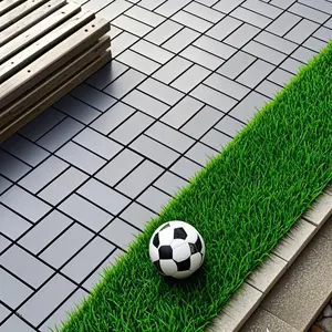 Plastic Interlocking Deck Tiles,44 Pack Patio Deck Tiles,12"x12" Square Waterproof Outdoor and Indoor  All Weather Use Patio Decking Tile