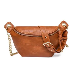 Znacicc Women's Casual Street Convertible Sling/Belt Bag - Perfect for Everyday Use