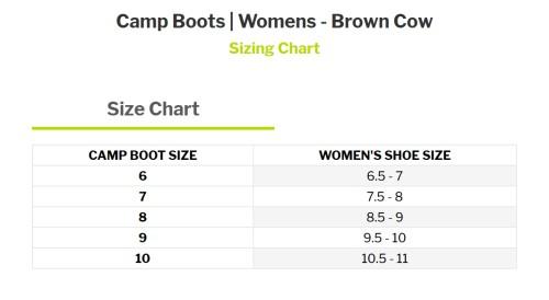 Camp Boots | Womens - Brown Cow