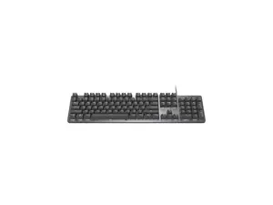 Logitech K845ch Mechanical Illuminated Keyboard, Cherry MX Switches, Strong Adjustable Tilt Legs, Compact Size, Aluminum Top Case, 104 Keys, USB Corded, Windows (Cherry Blue Switches)