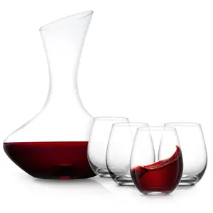 Lancia Crystal Wine Decanter Set