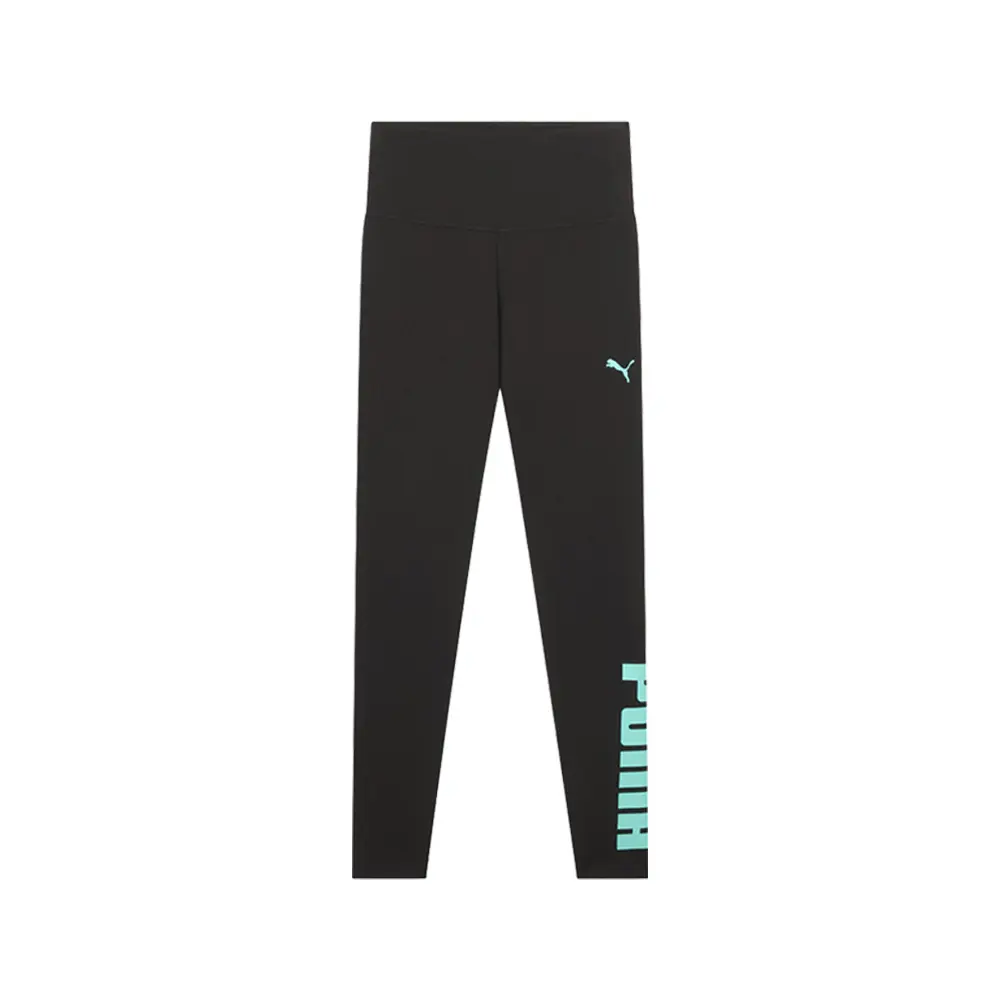 PUMA Womens Essentials Athletic Logo Leggings Casual - Black