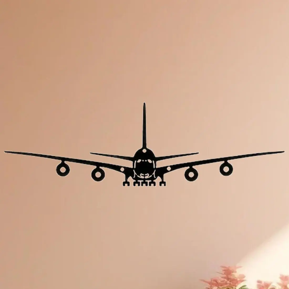Boeing Aircraft Design Wall Art, Decorative Metal Wall Art, Art Deco Style, Wall Decor for Home Living Room Bedroom Office, Garden Supplies