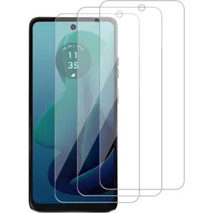 3 Pack for   G 5G (2024) / XT2417 Tempered Glass Screen Protector, Scratch-Proof, Bubble-Free, Transparent, 9H Hardness,Bubble Free,Case Friendly