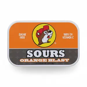 Buc-ee's Sours Orange Blast Chewy Candy - Tangy Citrus Snack with Natural Orange Flavors, Sour-Sweet Balance, Perfect for Citrus Enthusiasts