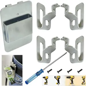 N268241 N086039 Stainless Holder Belt Clip &,for 20V, Compatible with, DCD980, DCD985, DCD980L2, DCD985L2 for Hook Holster Driver,Tape Measure