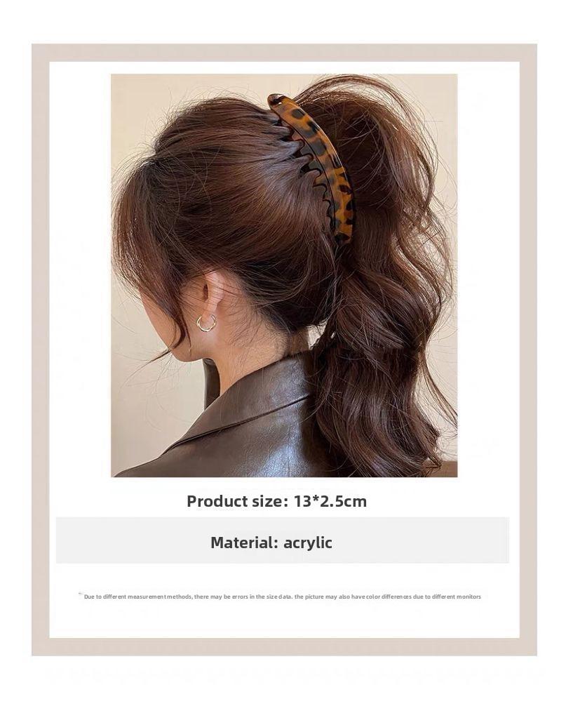 Popular banana hair clip, large size for thick hair, back-of-the-head clip, high ponytail claw clip, vertical clip that doesn't damage hair, twist clip