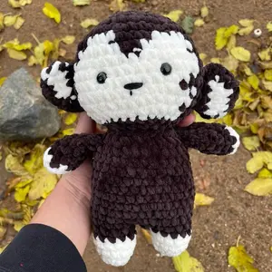 Monkey Crochet Plush Cute Crochet Perfect Gift Idea