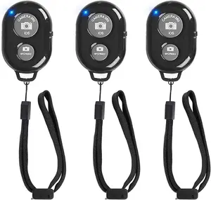 Remote Shutter for Cellphones and Tablets (3 Pack), AOQIYUE  Remote for /Android Camera Control, Selfie Clicker for Photos and Videos - Wrist Strap Included