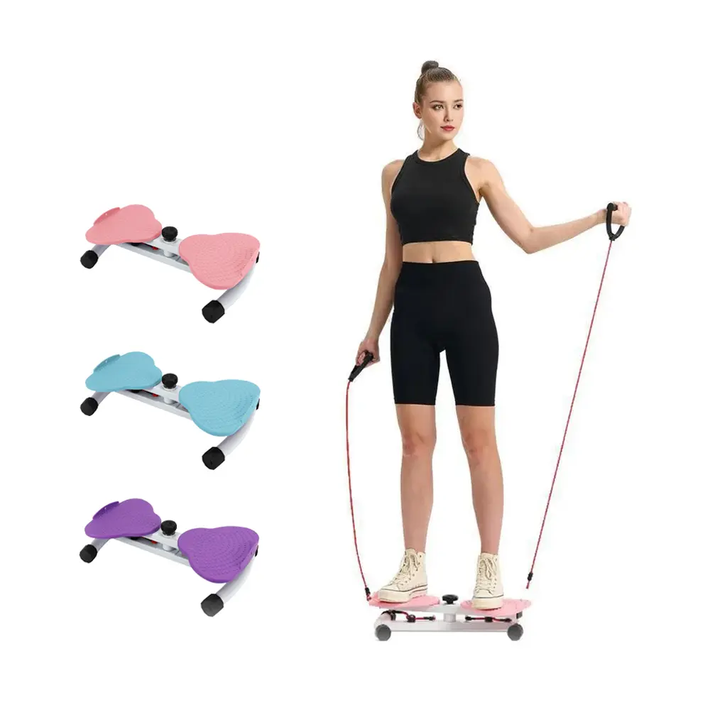 Plastic Waist Twister Board with Acupressure Massage, Textured Non-Slip Rotating Disc, Lightweight Core Ab Trainer Workout Machine for Home, Workout Machines For Home