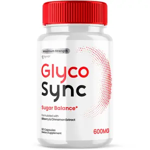 Glyco Sync Advanced Blood Balance Support Natural Glyco Supplement 60 Capsules