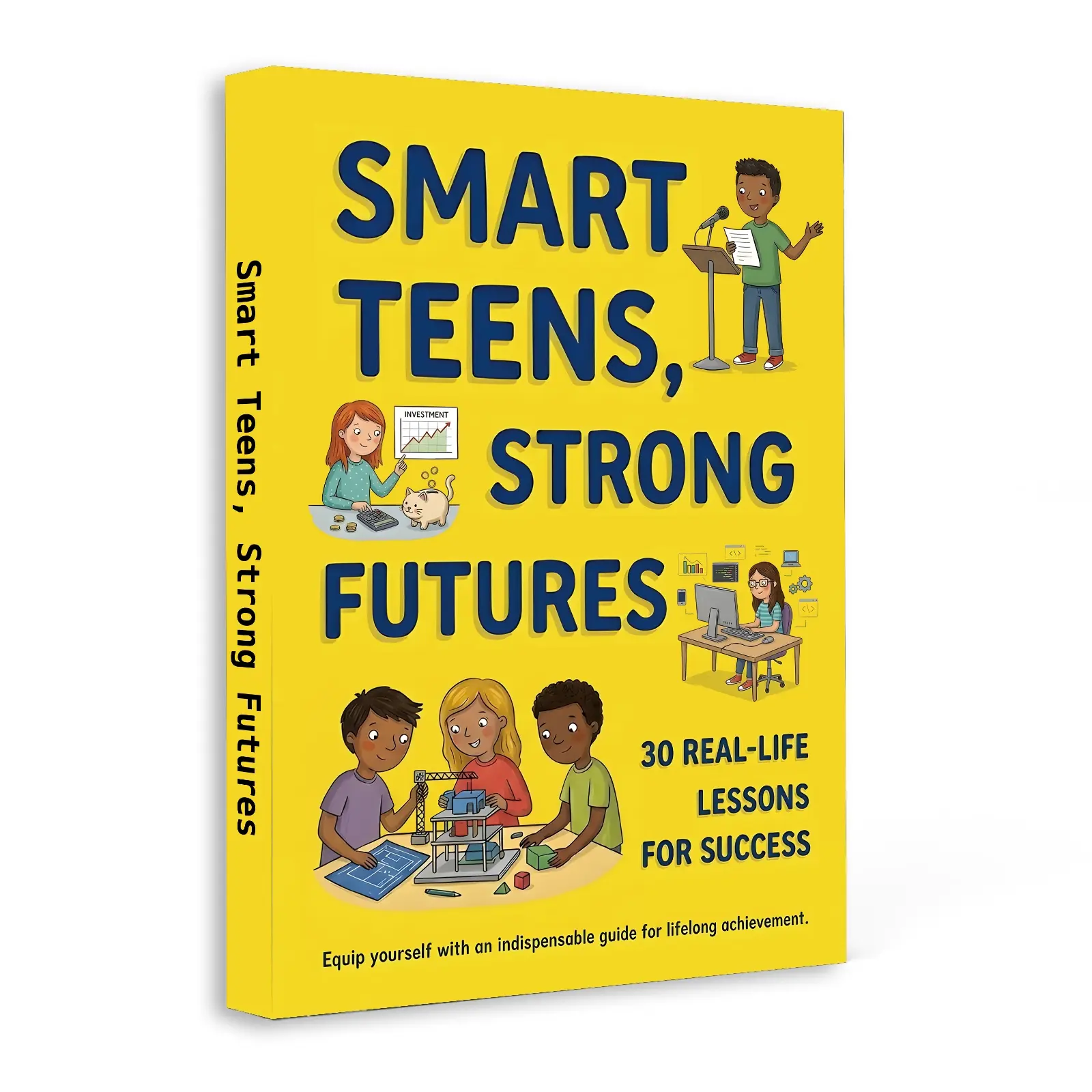 Books for Young Teens | Workbook Journal, Self Improvement Journal, 30 Success Lessons, Confidence Building, Motivation, Time Management and Strong Character Gift Workbook Journal