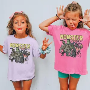 Monster Mash toddler tee Halloween, Retro Toddler Halloween t-shirt, Baby Halloween Tee, Trendy Kids Halloween Tee