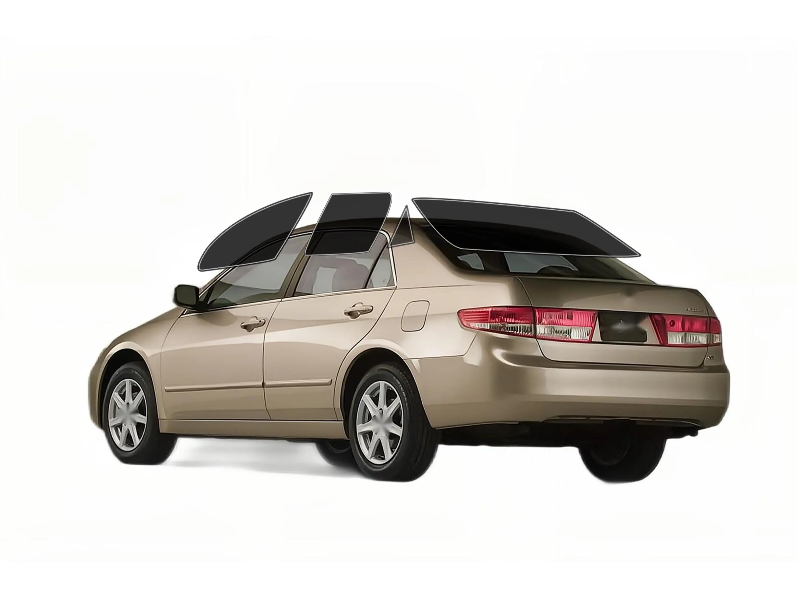 Precut 2Ply Window Tint Film for Honda Accorc Sedan 2003-2007 Cars Sun Blocking Protection,Privacy,and Anti-Shatter Glass Film Any Tint Shade Kit
