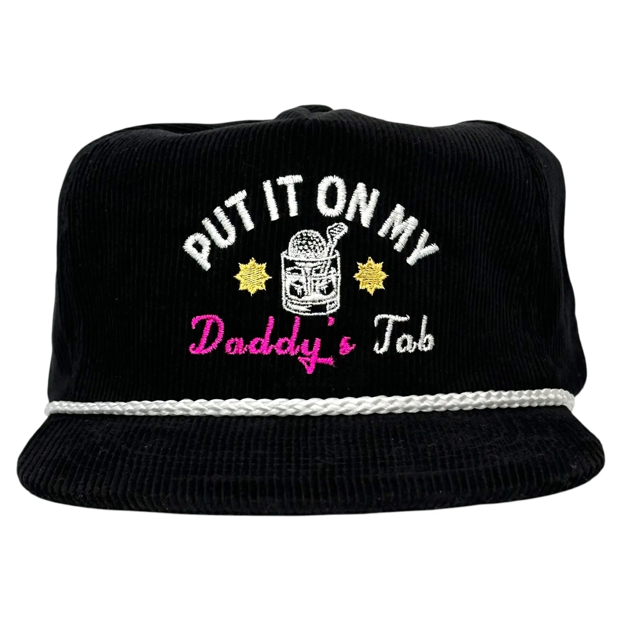 PUT IT ON MY DADDYS TAB HAT Custom Embroidered