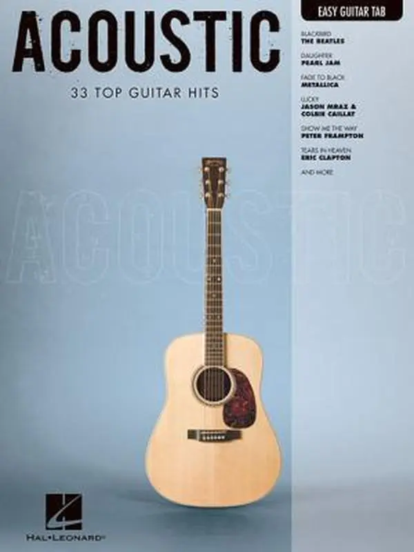 Used Acoustic Guitar Learning Book - 14+ Years, Hits, Notes & Tab, English Paperback Book by Various