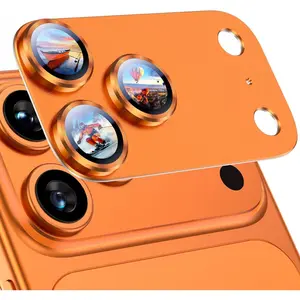 Lens Protector for iPhone 17 Pro/Max Original HD Clarity, Scratch-Resistant, Durable, Magnetic Design for Easy Installation & Removal,Metal Tempered Glass Rear Camera Screen Cover